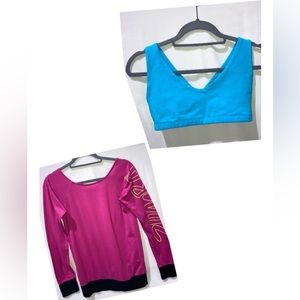 Zumba long sleeve and bra - MEDIUM